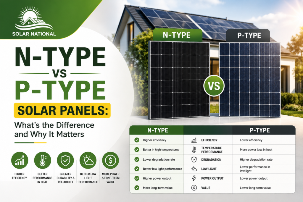 N-Type vs P-Type Solar Panels What’s the Difference and Why It Matters
